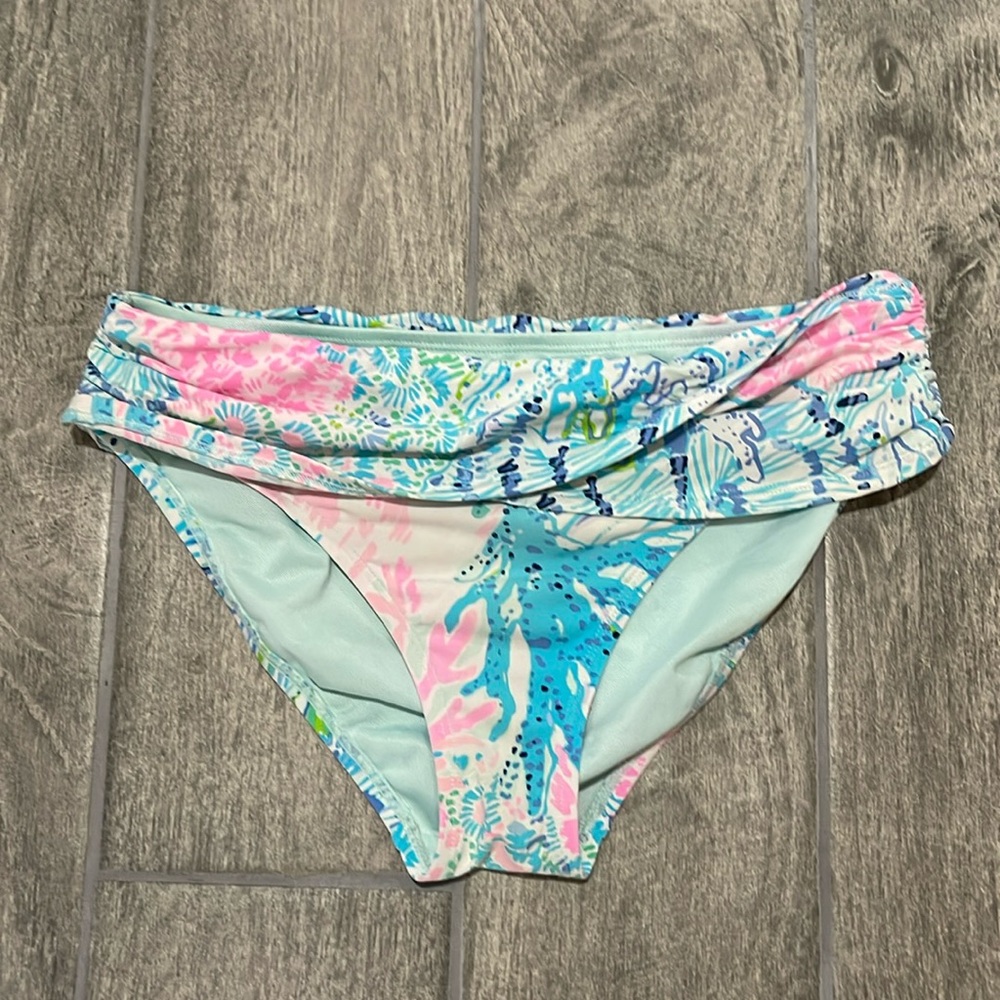 Lilly Pulitzer Lagoon Sarong Bikini Bottoms